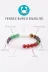 Zamansız Moda BSY-ABDT-020891 Yengeç Burcu Taşlarından Oluşan Doğal Taş Bileklik 8 Mm Küre Kesim - Burç Bilekliği 1